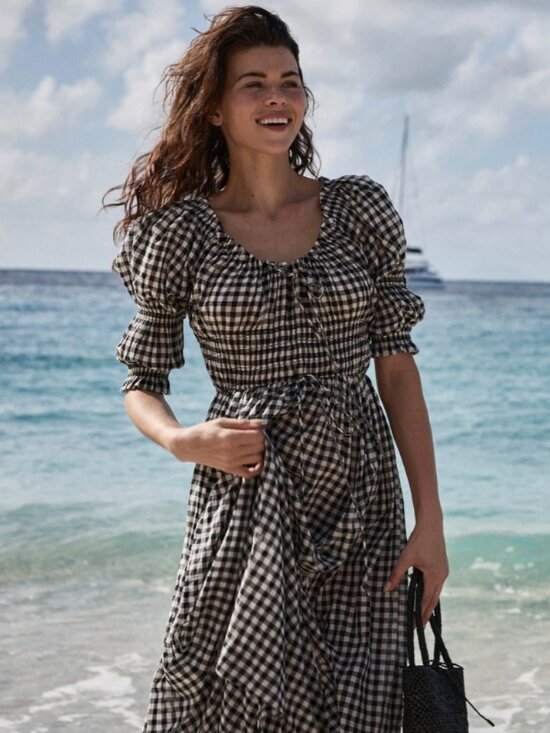 Doen Dresses & Skirts - Dôen Ischia Dress in Gingham NWT